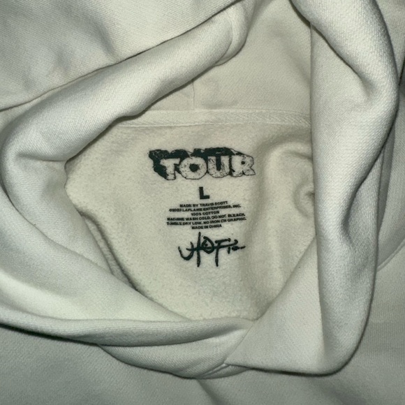 Travis Scott Circus Maximus Tour UTOPIA Off White Hoodie - Picture 3 of 6